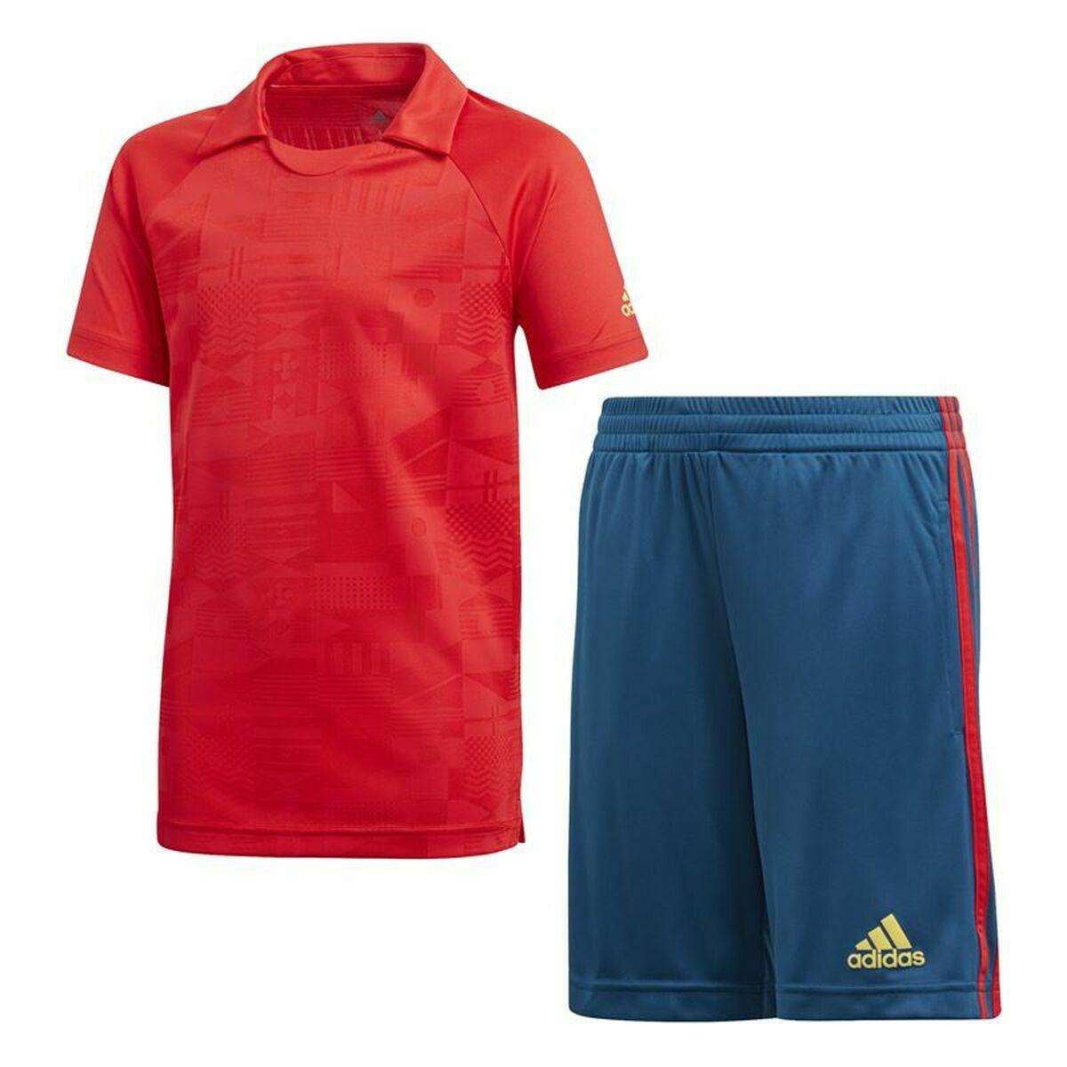 Adidas Originals træningssæt til drenge - rød/blå, 11-12 år billede