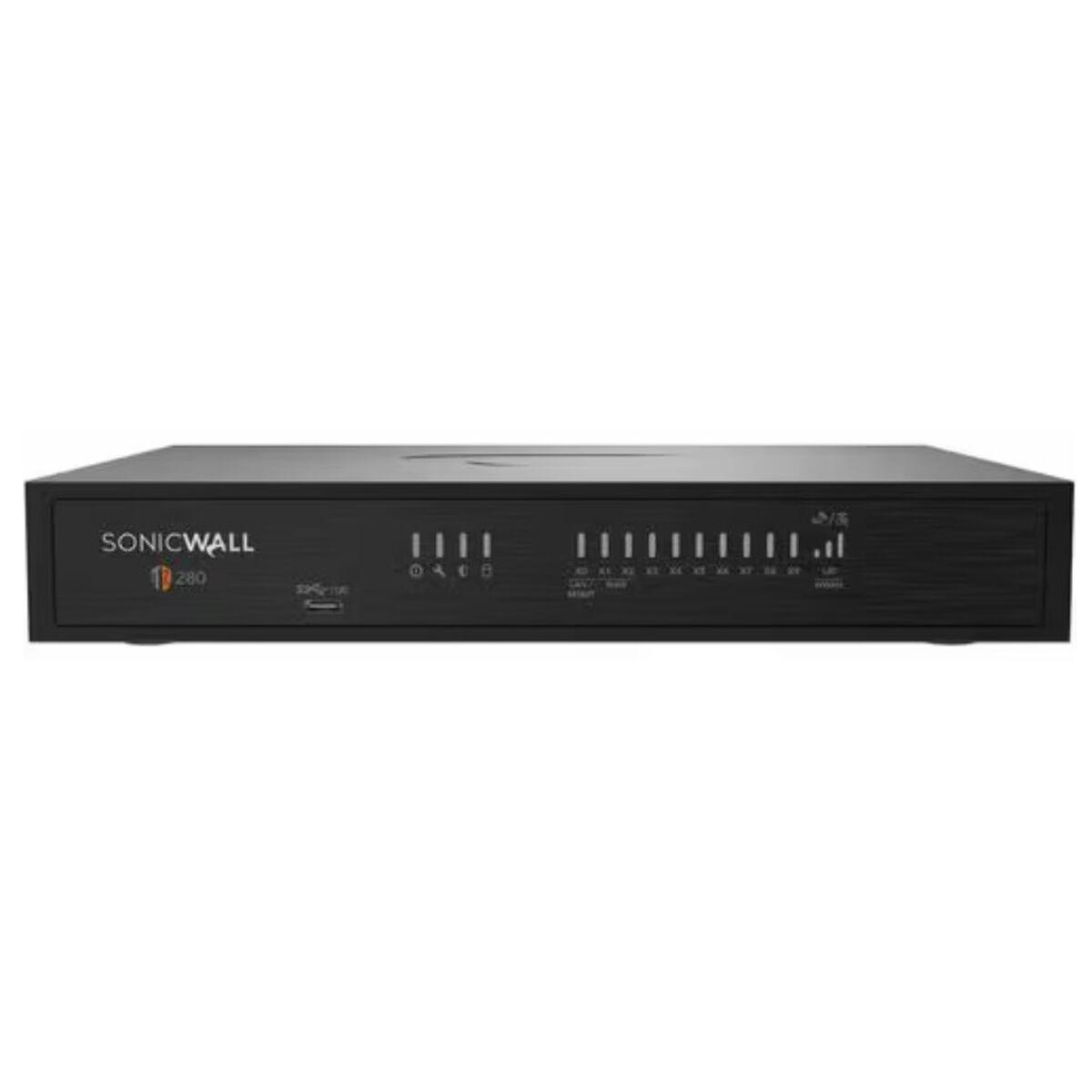 SonicWall 03-SSC-1824 firewall/router - sort, RJ45, 8 porte, Gigabit Ethernet billede