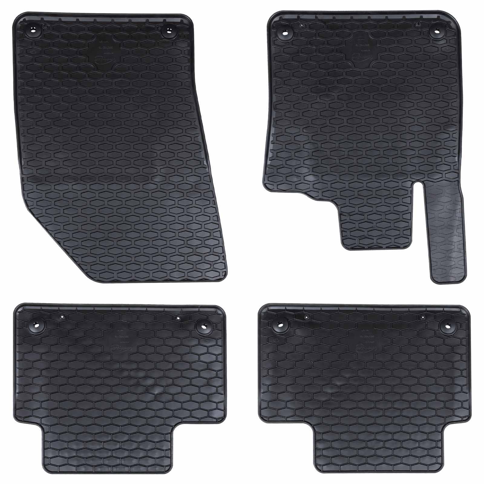 Bilmåtte 4 stk Sort passer til Volvo S60 / V60 4D Bagagerum billede