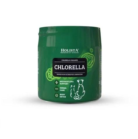 HOLISTA Chlorella - kosttilskud til hunde og katte, 100 g billede