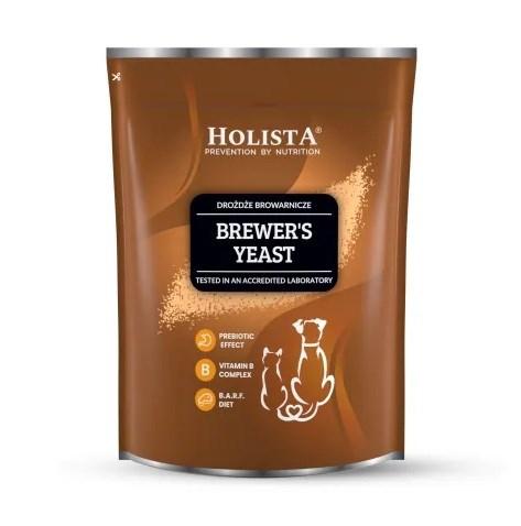 HOLISTA bryggerigær til hunde og katte – 800 g kosttilskud billede
