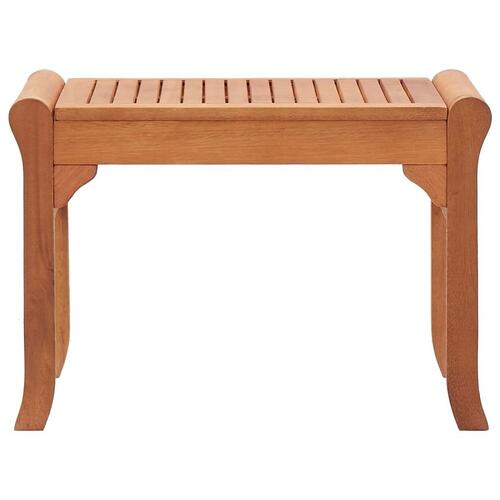 Havebænk 64 cm massivt eukalyptustræ