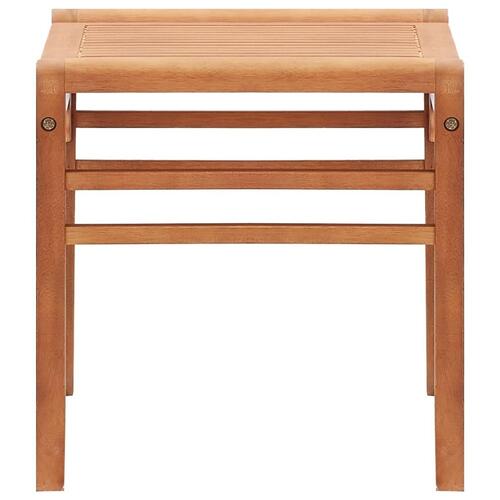 Havebænk 64 cm massivt eukalyptustræ