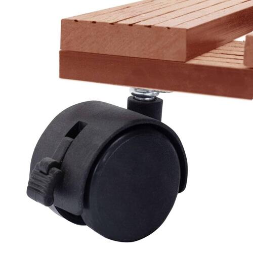 Plantevogne 2 stk. 30x30x7,5 WPC brun