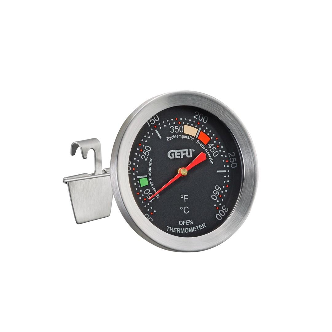 GEFU MESSIMO ovntermometer - analogt i rustfrit stål billede