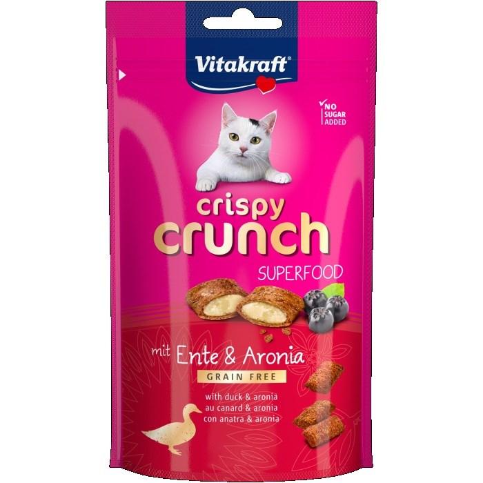 Vitakraft Crispy Crunch – and & aronia kattegodbidder 60 g billede