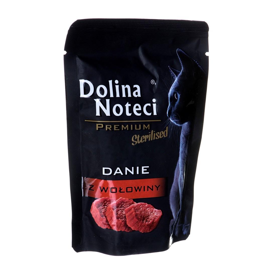 Dolina Noteci Premium Sterilised – okse vådfoder til steriliserede katte, 85 g billede
