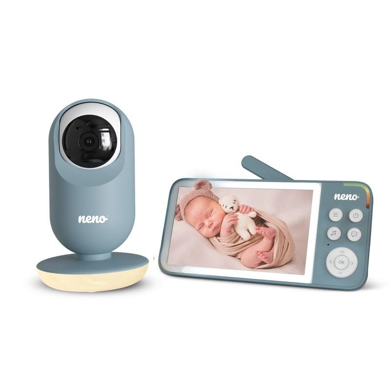 neno Vedo Blue - elektronisk babyalarm med trådløs skærmmodtager billede