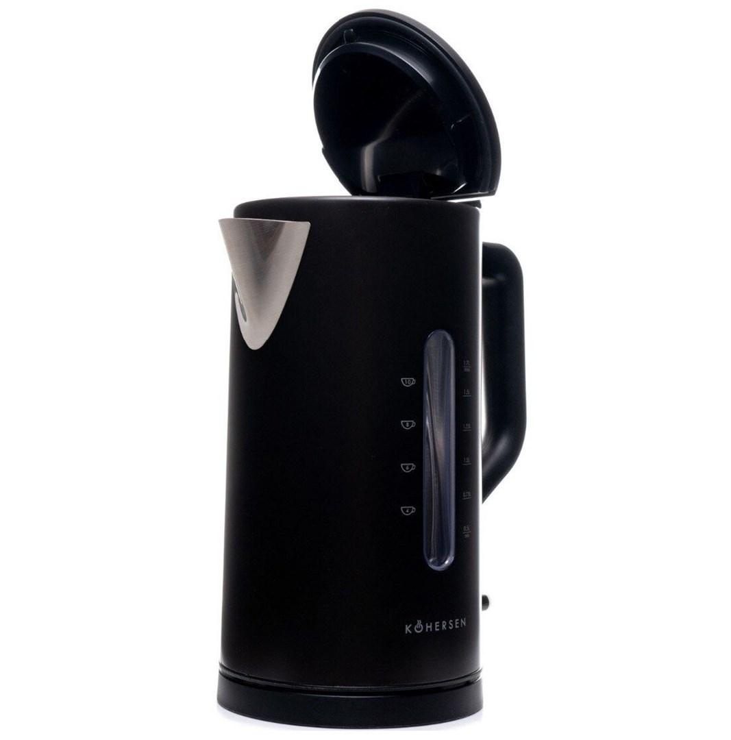 Kohersen Modern Matt elkedel A451 - sort, 1,7 l billede
