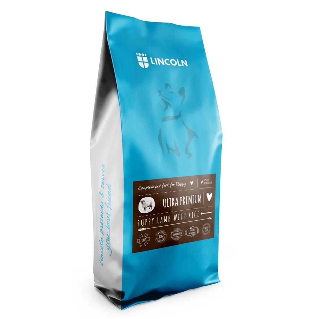 Lincoln Ultra Premium Hvalpefoder – Lam med ris, tørfoder 12 kg billede