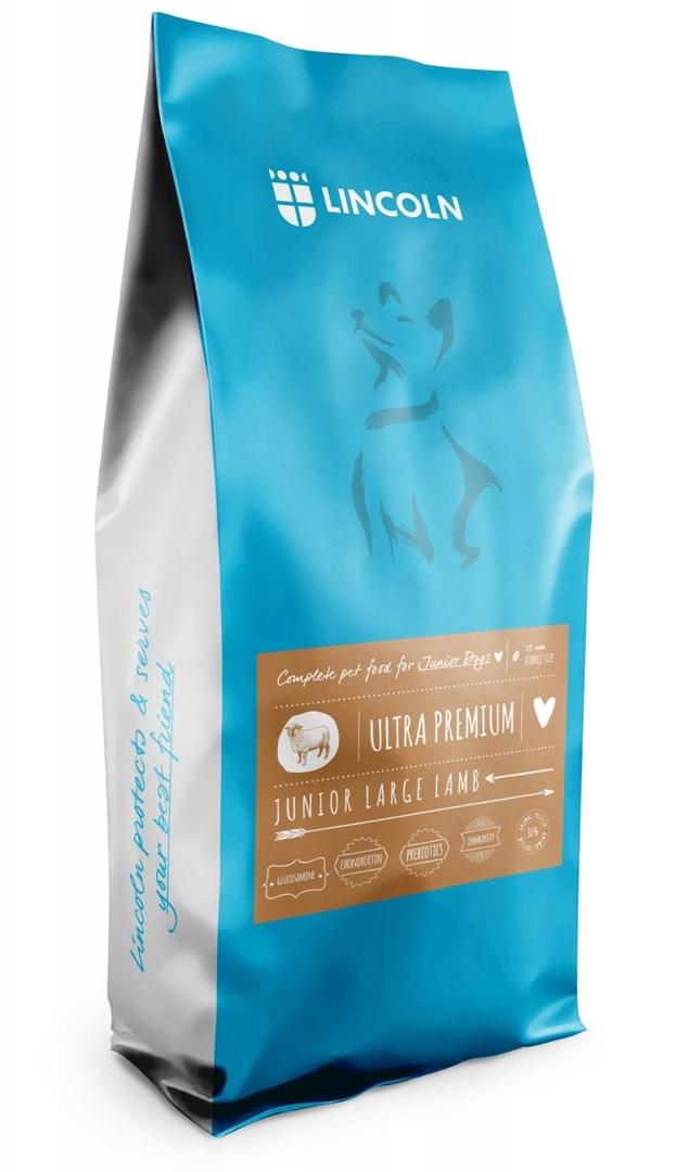 Lincoln Ultra Premium Junior Large Lamb tørfoder til hund – 12 kg billede