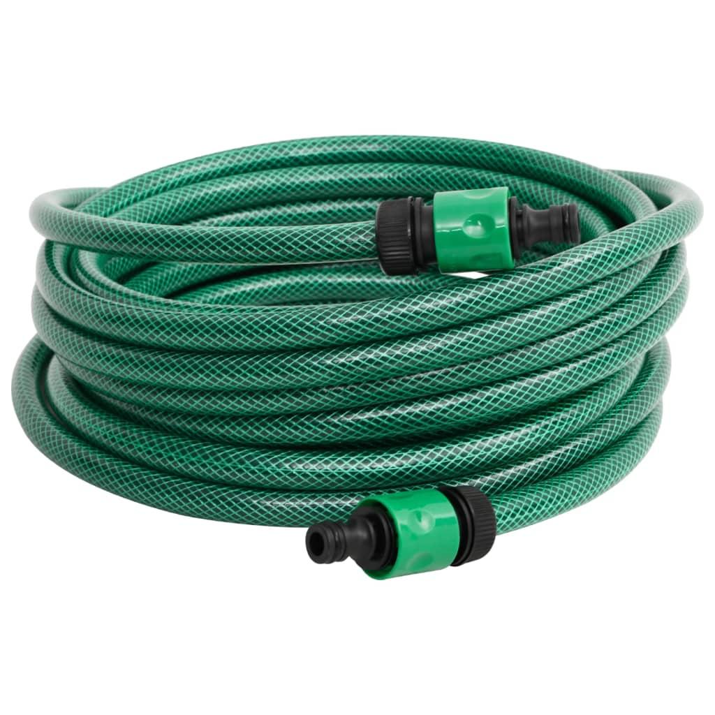 Poolslange 20 m PVC grøn billede