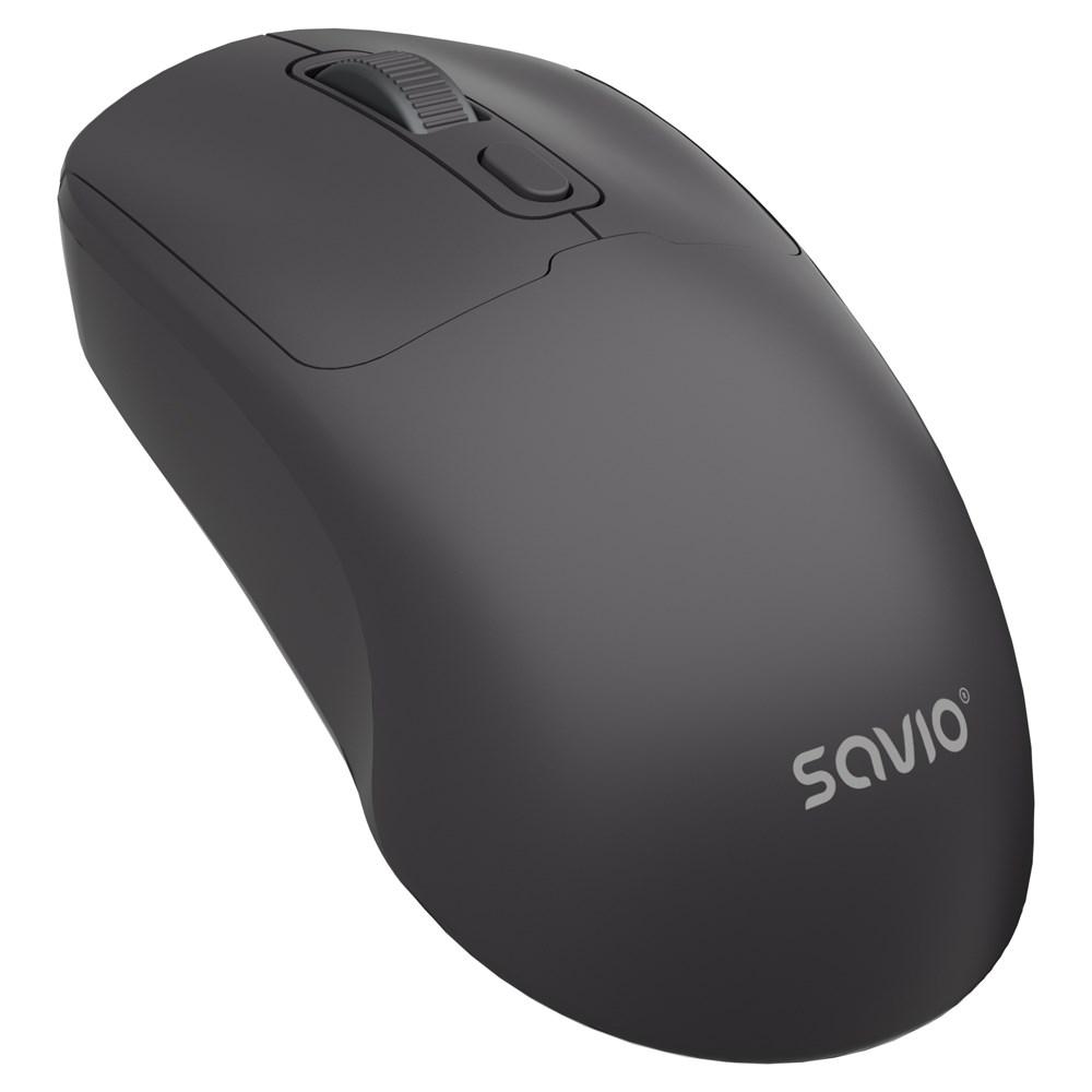Savio MB-04 trådløs mus – ambidextrous Bluetooth IR LED 1600 DPI billede