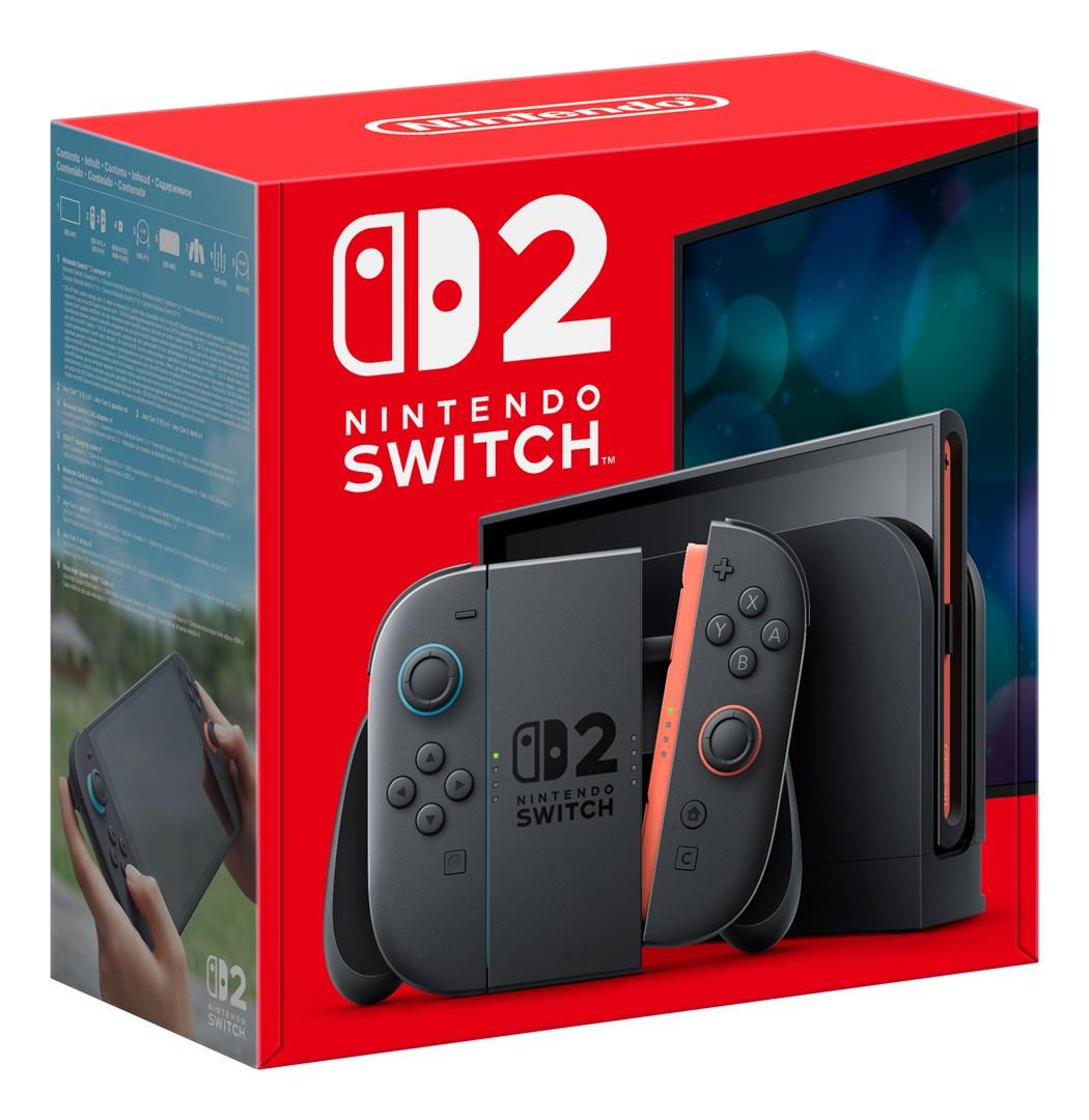 Nintendo Switch 2 - bærbar spillekonsol 7,9" LCD, 256 GB, Wi‑Fi - Sort