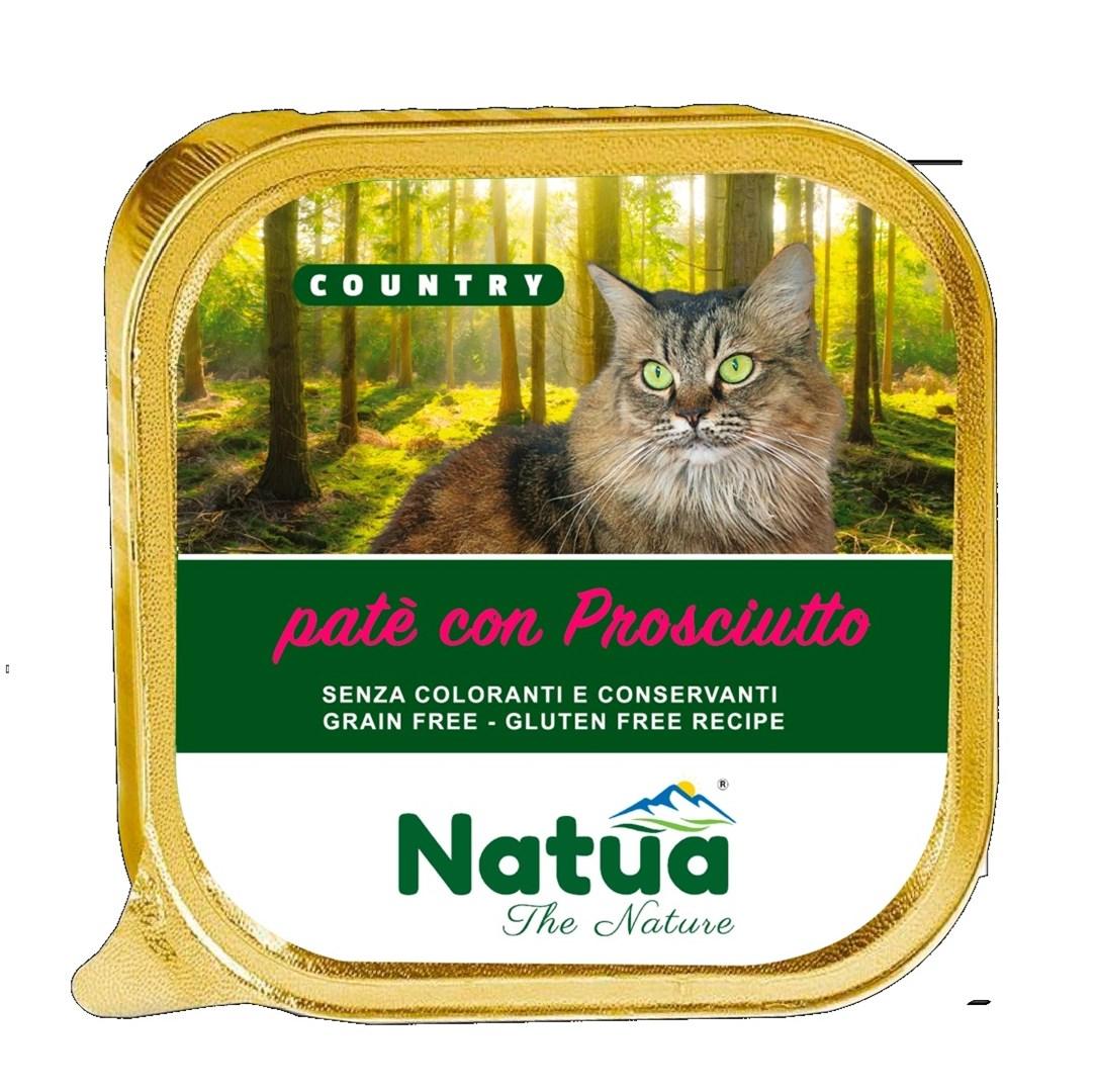 Natua Country Paté med skinke – vådfoder til kat, 100 g billede