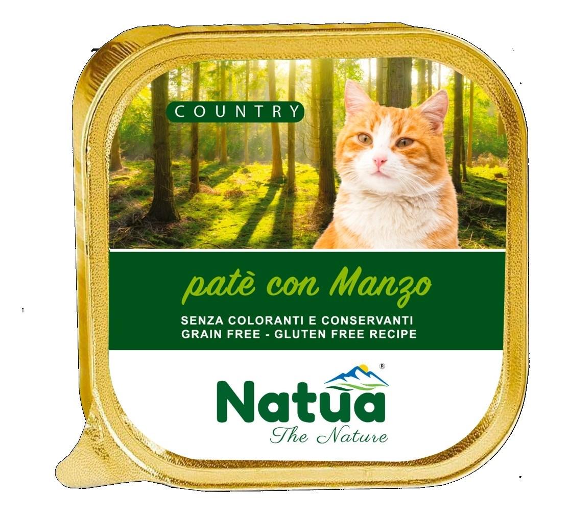 Natua Country okse – vådfoder til kat, 100 g billede