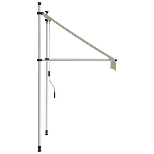 Foldemarkise med manuel betjening 100 cm cremefarvet