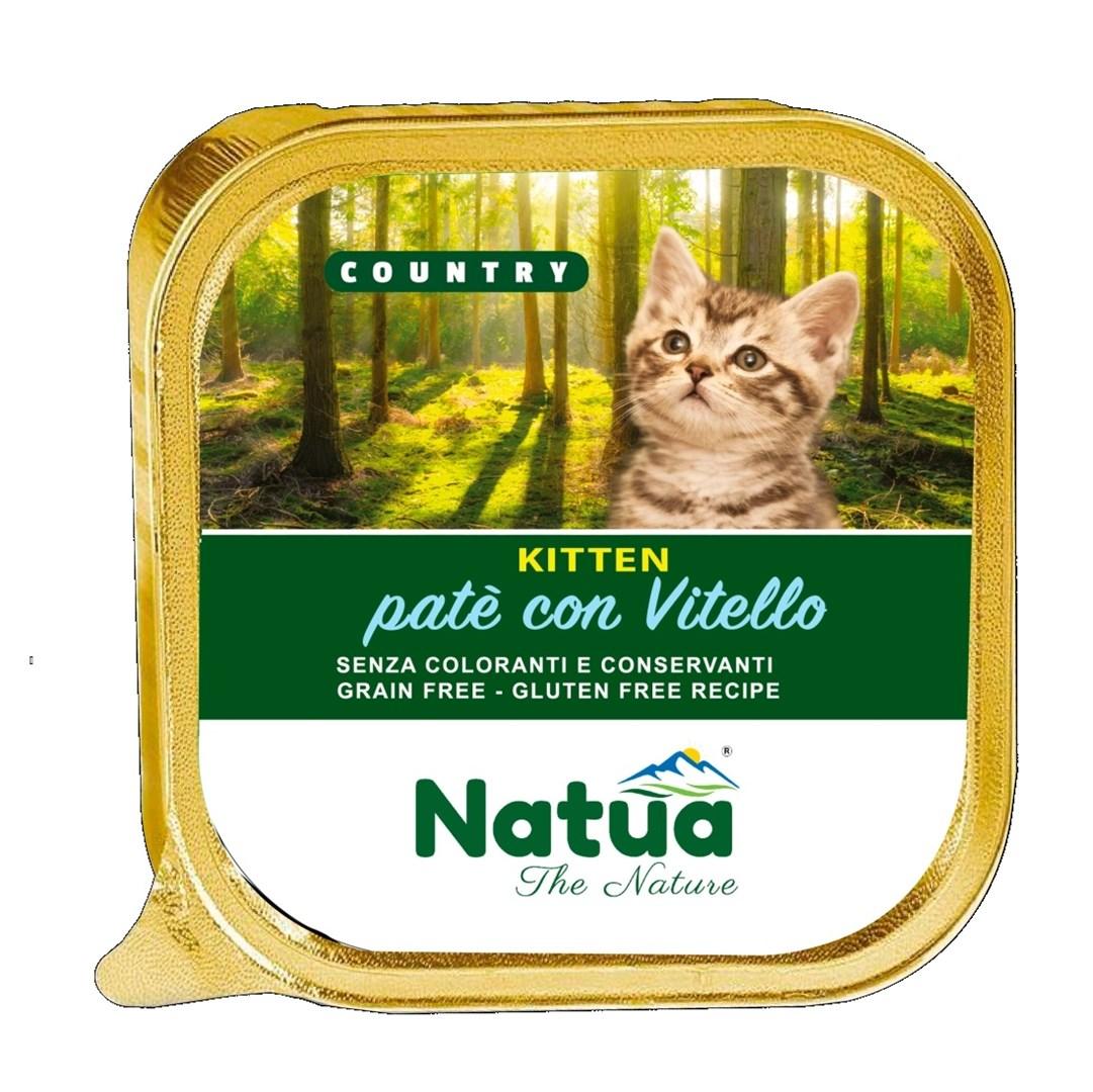 Natua Country Kitten Kalv – vådfoder til kattekillinger 100 g billede