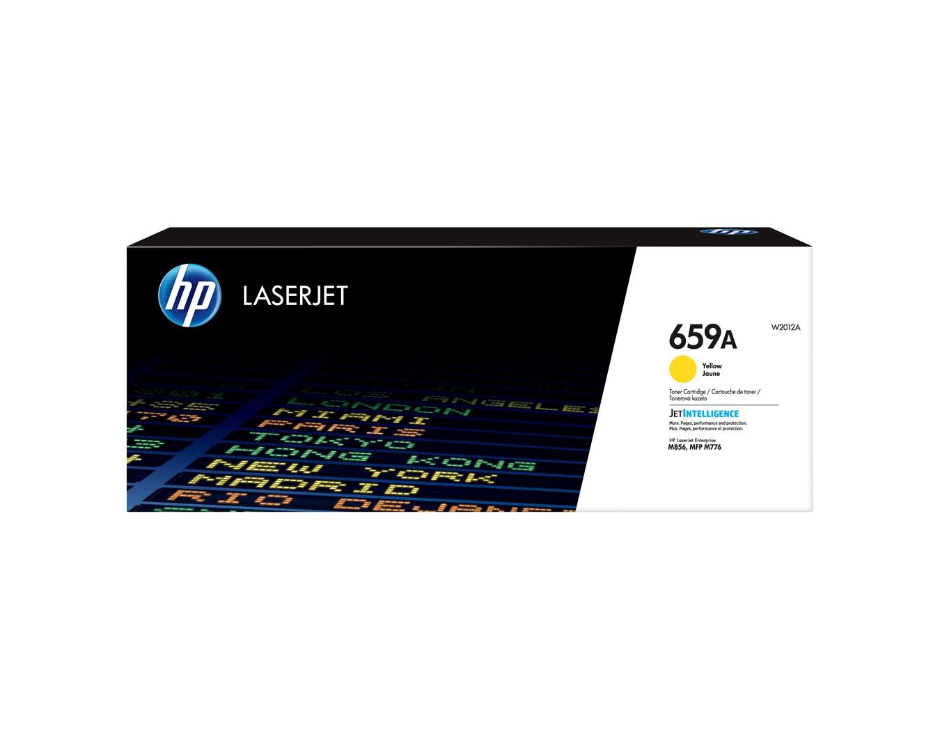 Toner til laserprinter HP 659A gul - original