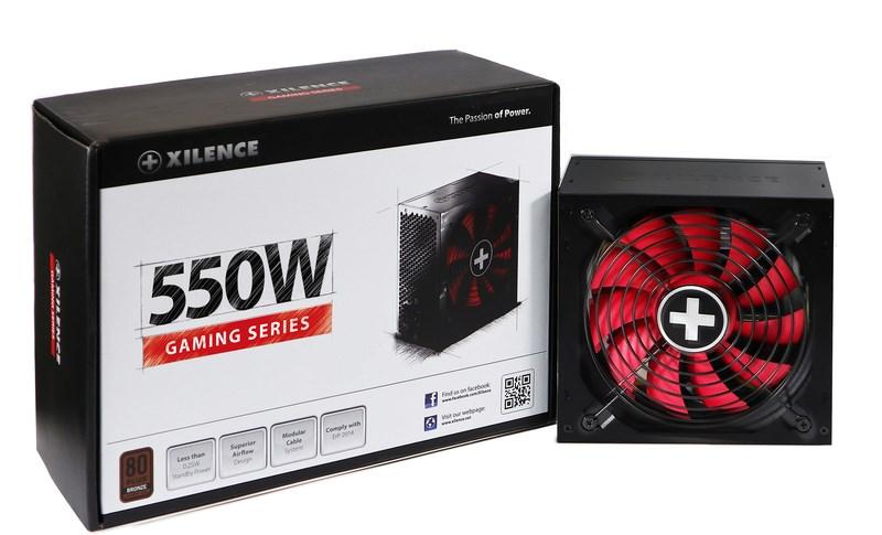 Xilence Performance A+ XN215 strømforsyning 550 W ATX – sort billede