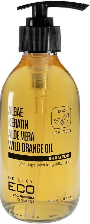 Eco hundeshampoo til lange, silkebløde pelse – 200 ml billede