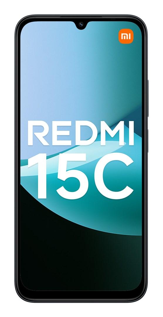 Xiaomi Redmi 15C 6,9" 4G smartphone - 4/128 GB, 6.000 mAh, Midnight Black billede