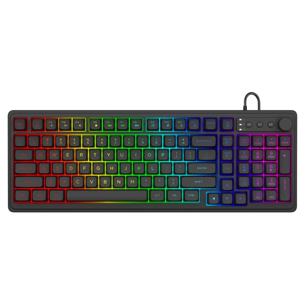 Savio Galaxis gaming-tastatur - USB, QWERTY US, sort
