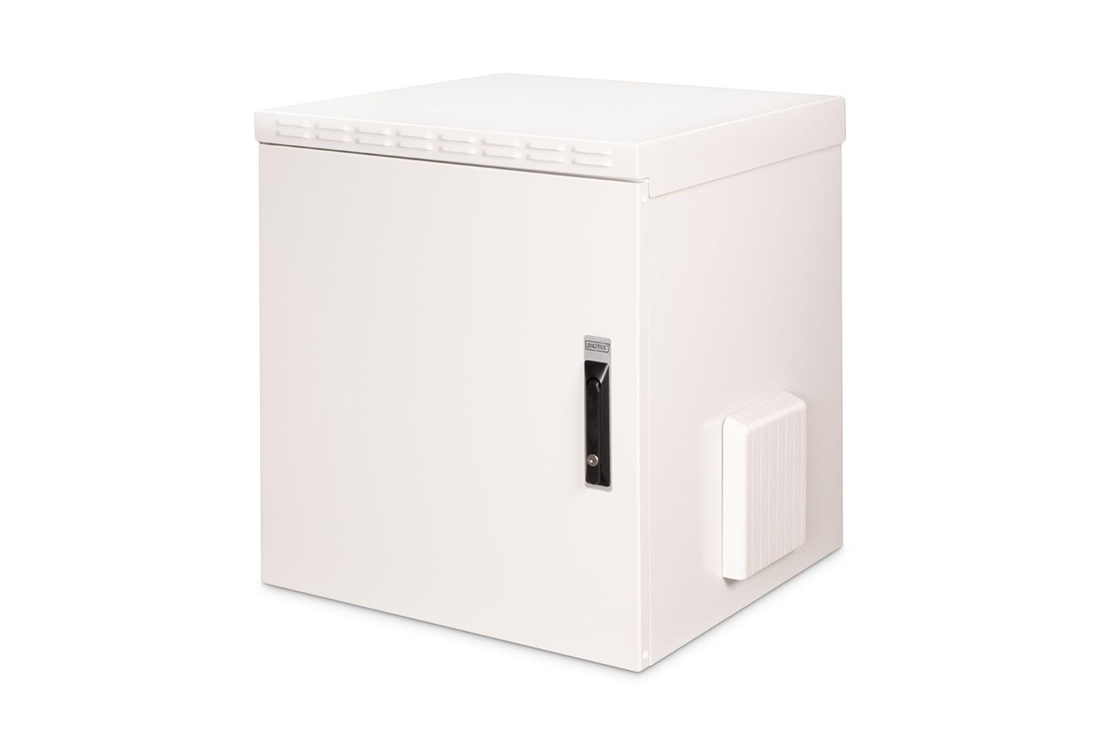 DIGITUS DN-19 12U-6/6-I-OD vægskab IP55 til udendørs brug - 600 × 600 mm