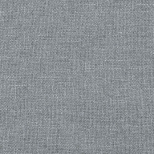 Sengeramme med madras Vægmonteret Lysegrå 100 x 200 cm Stof