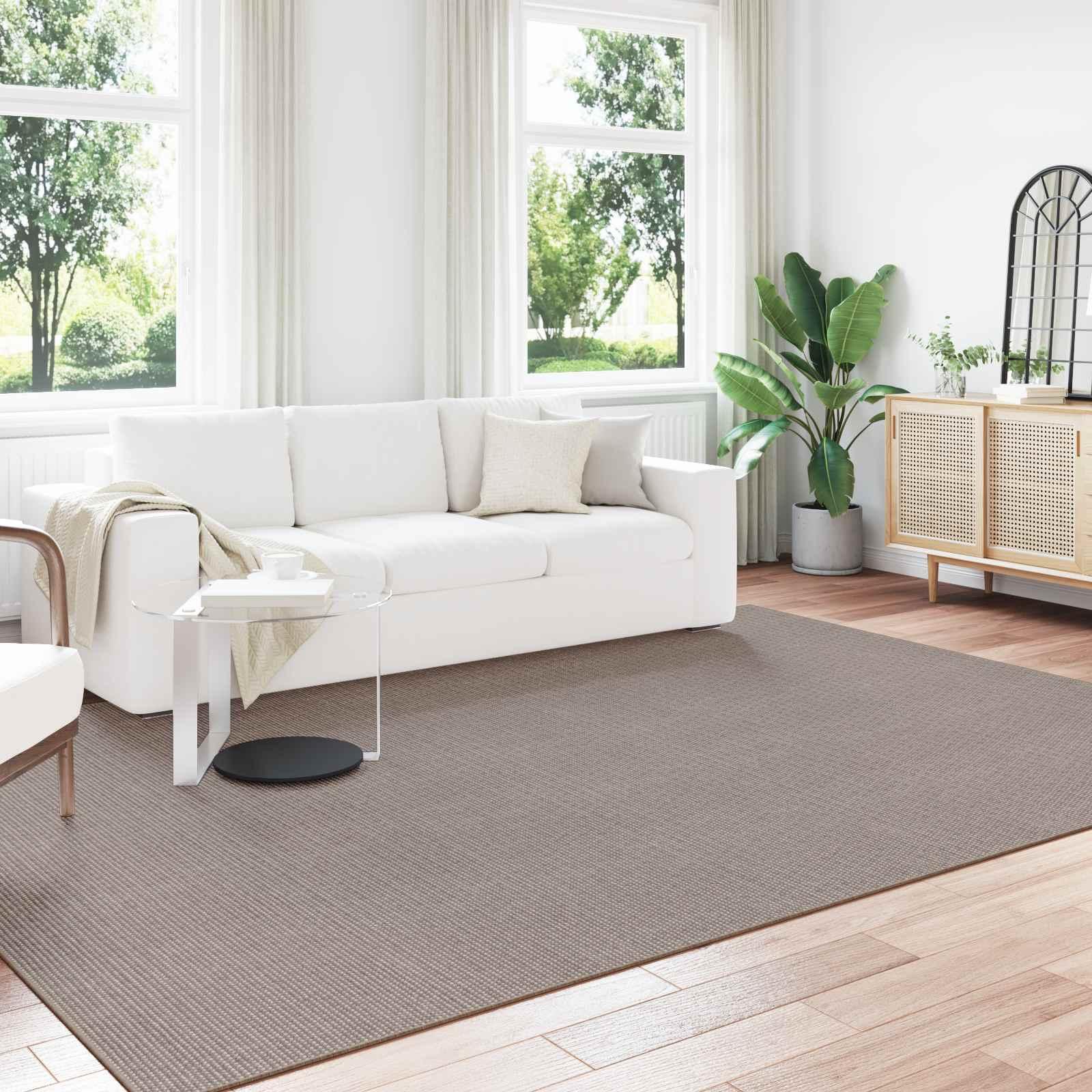 Områdetæppe LUGO - gråbrun 200 × 280 cm, polyester billede