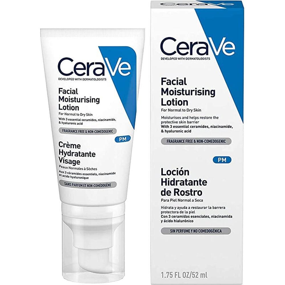 Fugtgivende Ansigtslotion CeraVe PM (52 ml)