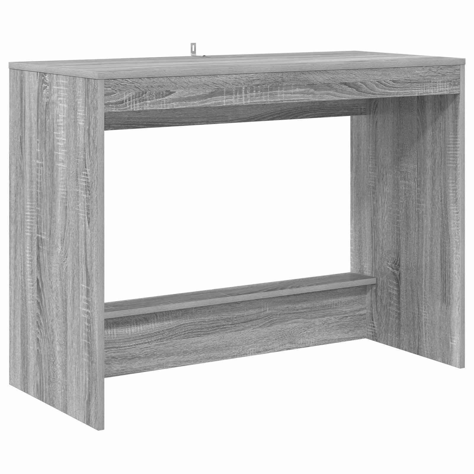 Sengebord Grå Sonoma 100 x 45 x 75 cm Konstrueret træ billede