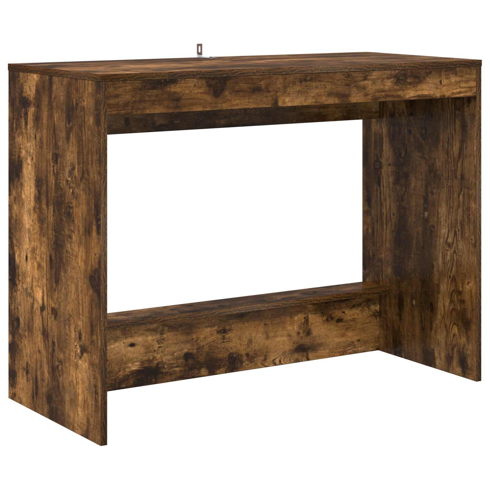 Sengebord Røget eg 100 x 45 x 75 cm Konstrueret træ billede