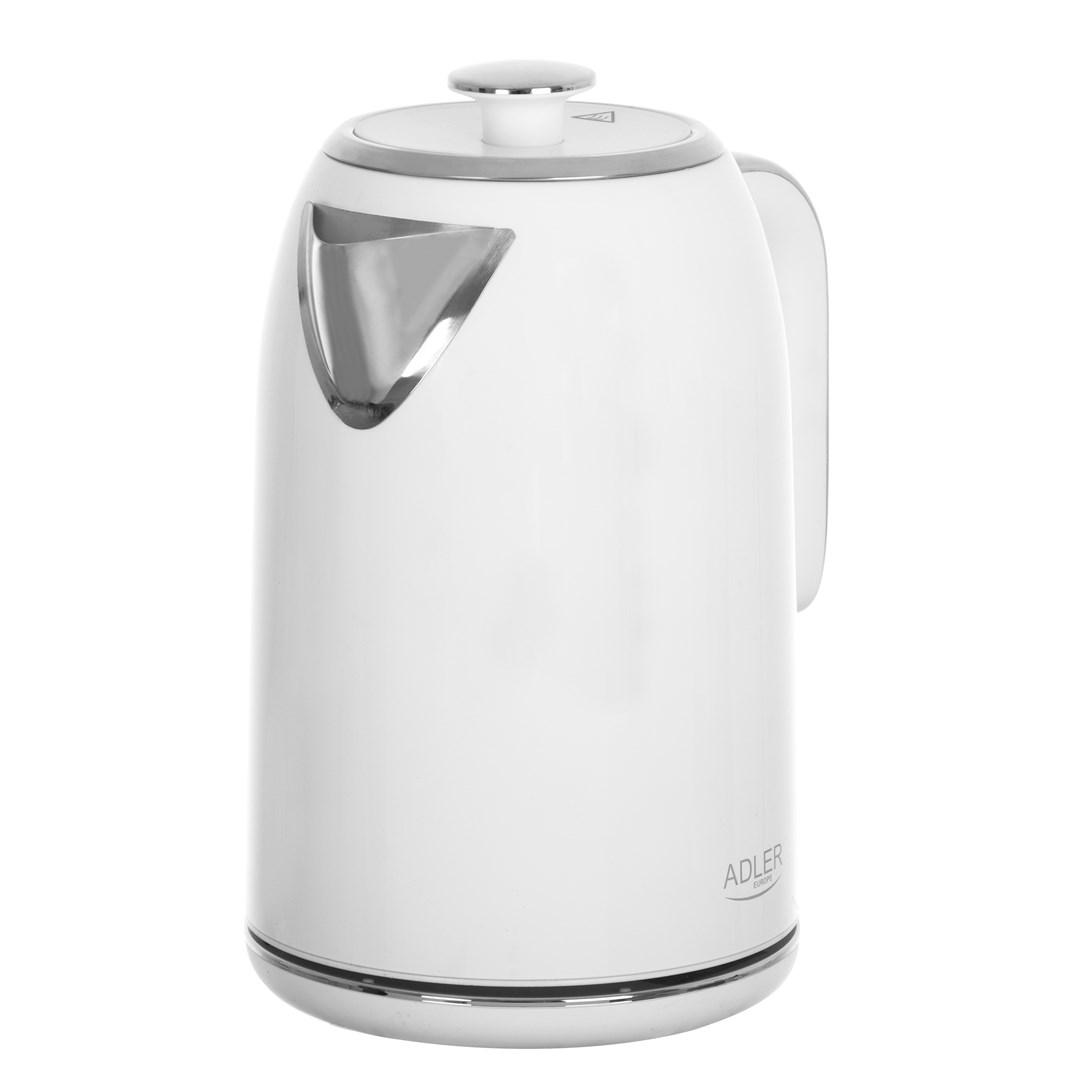 Adler AD 1341 elkedel – 1,7 l, hvid, 2.200 W billede