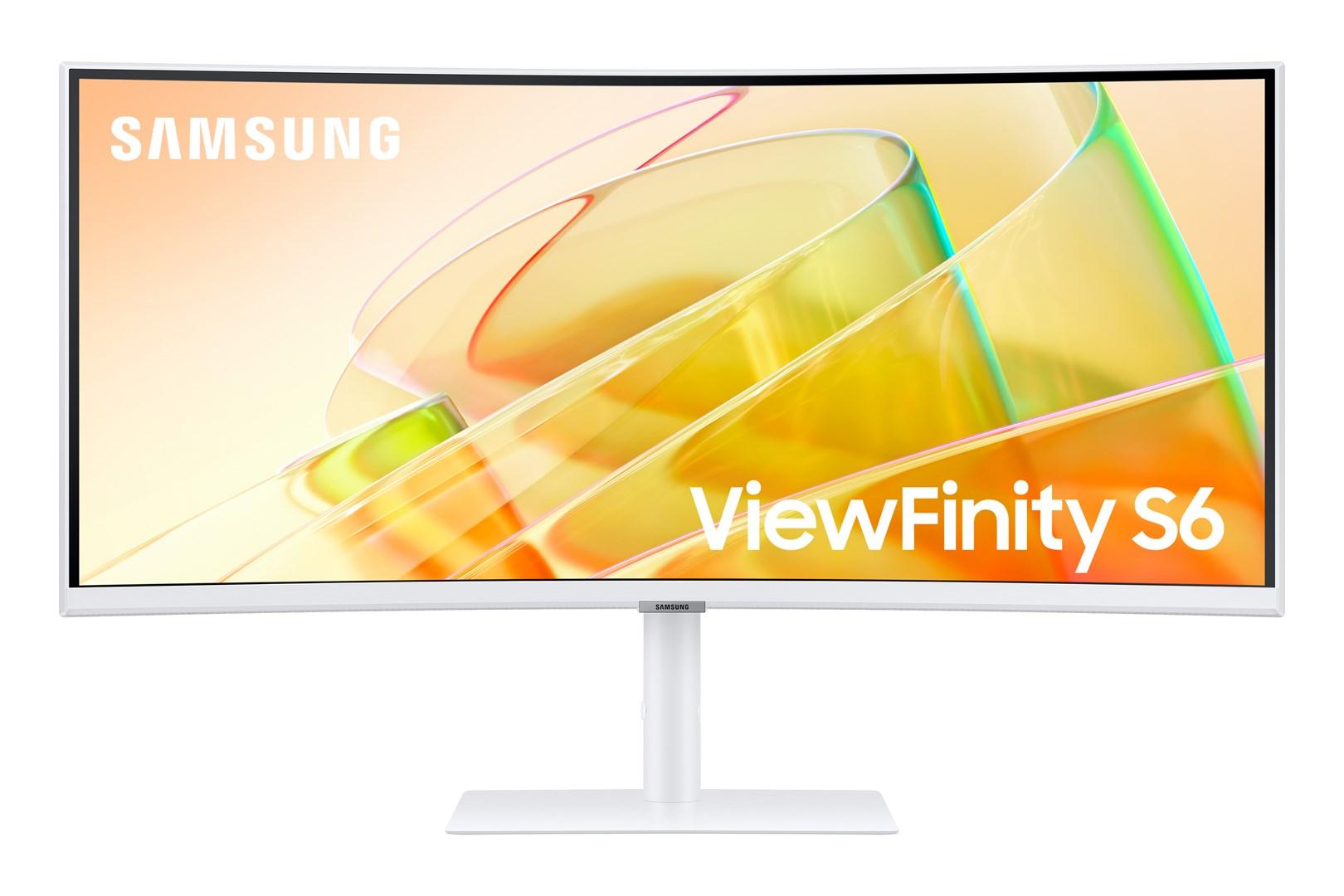Samsung ViewFinity S65TC 34" buet UWQHD LED skærm - hvid