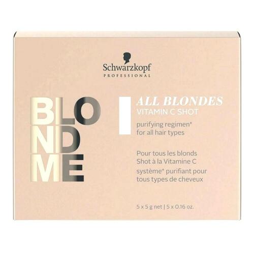 Styrkende hårbehandling Blondme Keratin Restore All Blondes Shot Detox Schwarzkopf Blondme Keratin (25 g)