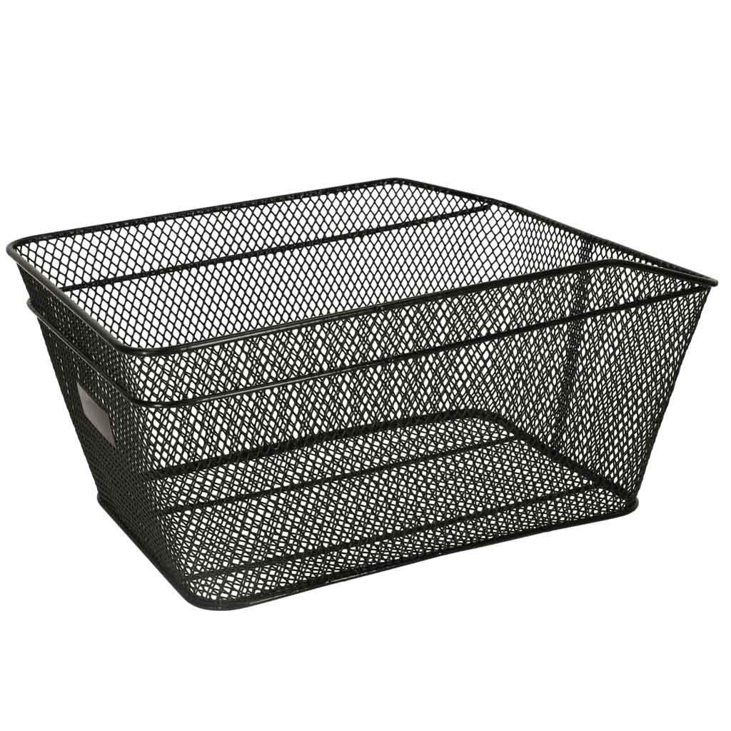 Cykel bagagebærerkurv i metal - sort, 25 kg billede
