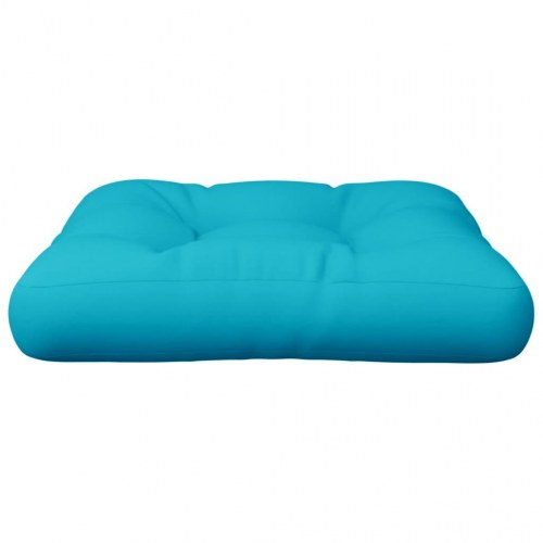 Pallehynde 50 × 50 × 12 cm - turkis stof
