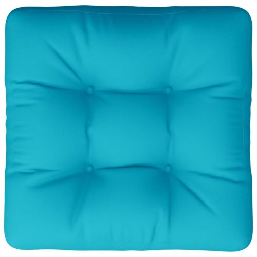 Pallehynde 50 × 50 × 12 cm - turkis stof