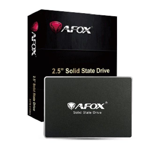 AFOX 2,5" SSD 480 GB - SATA III QLC, læs 560 MB/s, skriv 515 MB/s billede