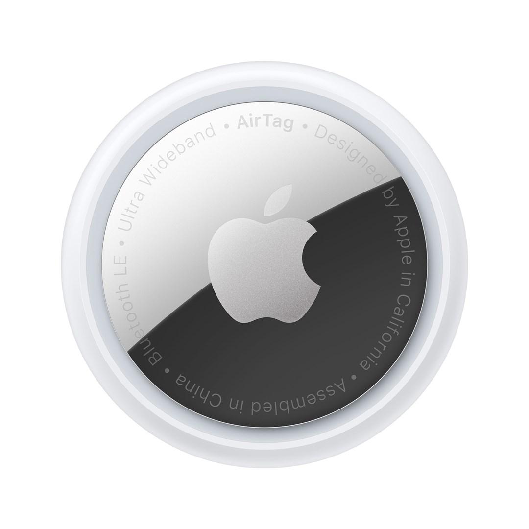 Apple AirTag sporingsbrik - Sølv/Hvid (4‑pak) billede