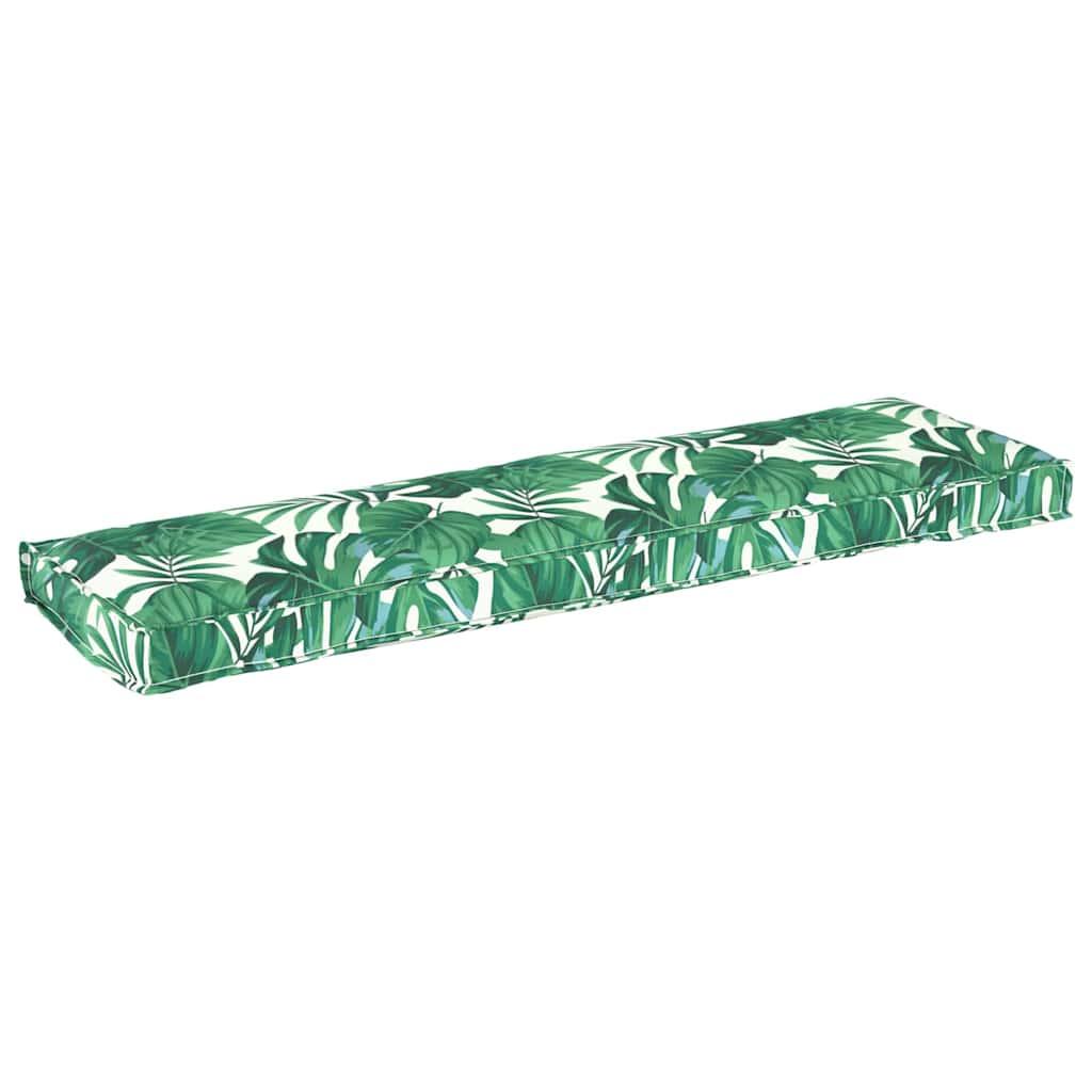 Pude Blad Bladmønster 140 x 40 x 8 cm Oxford stof billede