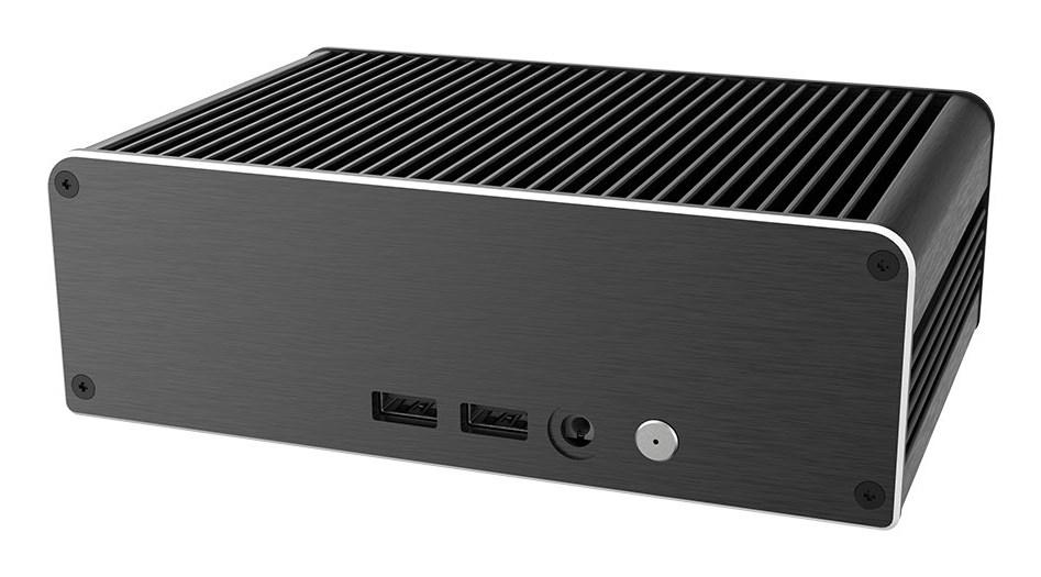 Akasa MaxWell Pro – passivt Mini‑ITX kabinet i aluminium billede