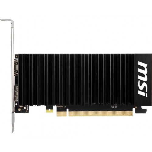 MSI GeForce GT 1030 2GHD4 LP OC grafikkort - 2 GB GDDR4, low profile, passiv