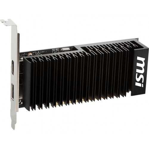 MSI GeForce GT 1030 2GHD4 LP OC grafikkort - 2 GB GDDR4, low profile, passiv