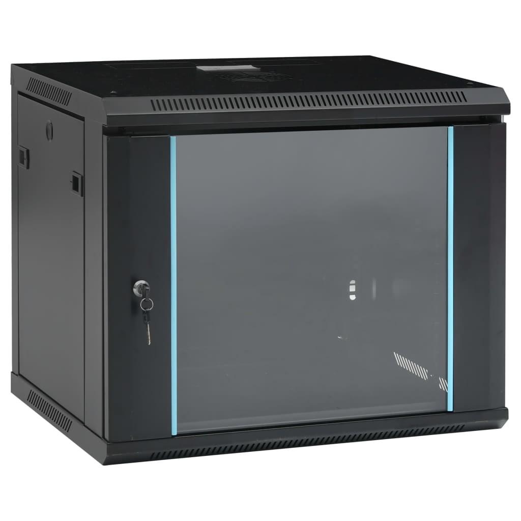 Væghængt netværksskab 9U IP20 19" 600x450x510 mm