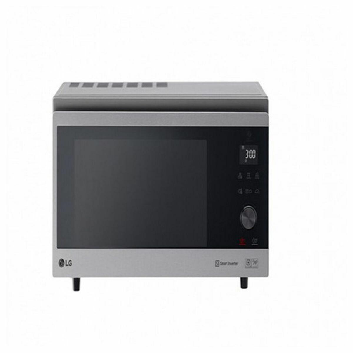 LG MJ3965ACS mikrobølgeovn med grill - 39 l, rustfrit stål (OUTLET B) billede