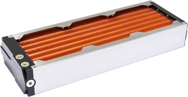 aqua computer airplex - radiator til vandkøling, kobber/aluminium, sort billede
