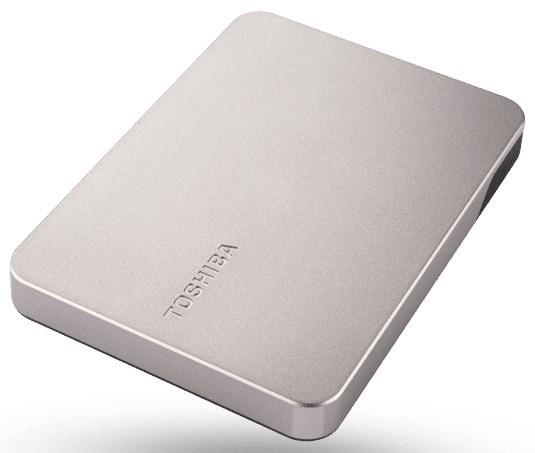Toshiba Canvio Flex 2 TB ekstern harddisk 2,5" USB-A 3.2 Gen 1 - Sølv