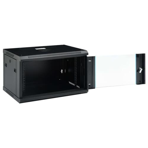 Væghængt netværksskab 6U 19" IP20 600x450x375 mm